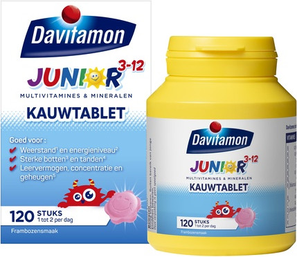 Жевательные таблетки Davitamon Junior 3