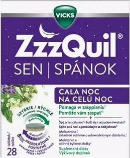 Средство для сна Zzzquil с пролонгированным высвобождением