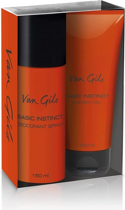 Набор-подарок с дезодорантом-спреем и гелем для душа Van Gils Basic Instinct