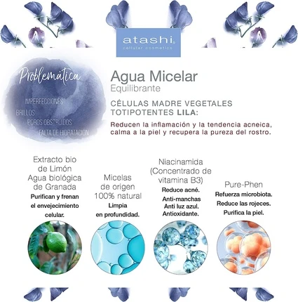 Мицеллярная вода Atashi Fresh & Pure