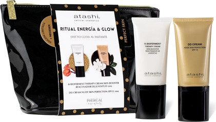 Тонирующий Дневной Крем Atashi K-Bioferment Therapy Cream Skin Booster и DD Cream Nude Skin Perfection