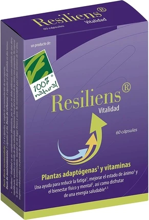 Капсулы 100% Natural Nutricosmetics Resiliens Vitality