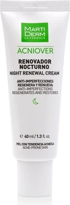 Night Cream Martiderm Acniover Renovative Nocturnal
