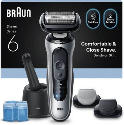 Электробритва Braun Series 6 Smartcare Center с 2 насадками