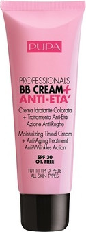 Тонирующий дневной крем Pupa Milano BB Cream & Anti-Aging Spf 30 Treatment