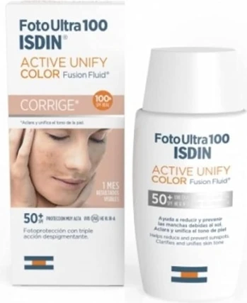 Солнцезащитное средство для лица ISDIN FotoUltra 100 Active Unify Color