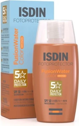 Солнцезащитный крем ISDIN Fusion Water SPF 50 Sunscreen Bronze