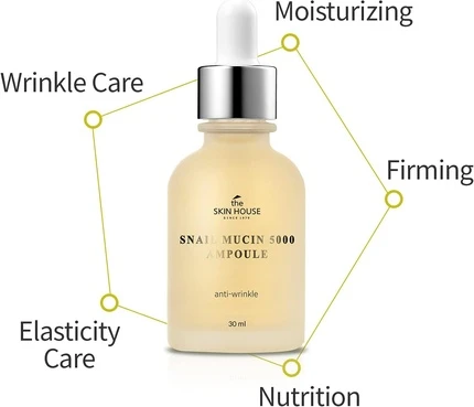 Ампула The Skin House Snail Mucin 5000 Ampoule