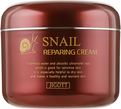 Крем для лица Jigott Snail Reparing Cream