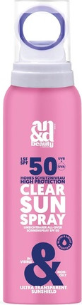 Спрей для защиты от солнца Andmetics Andbeauty Clear Sun Spray SPF 50