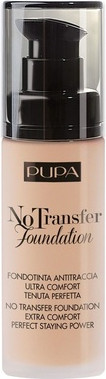 Увлажняющая тональная основа Pupa Milano No Transfer Foundation Спф 15