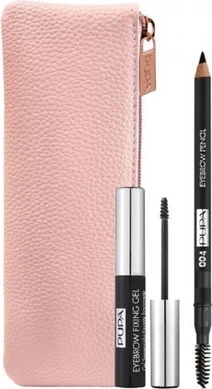 Набор для бровей Pupa Milano Eyebrow Essential Kit Черный 004