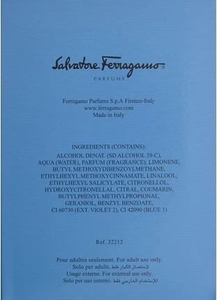 Туалетная вода Salvatore Ferragamo Acqua Essenziale