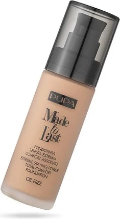 Тональная основа Foundation Pupa Milano Made To Last SPF 30
