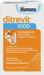 Витаминные капли Humana Ditrevit 1000