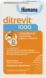 Витаминные капли Humana Ditrevit 1000