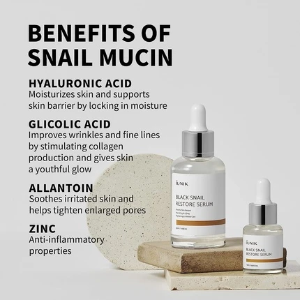 Сыворотка Iunik Black Snail Restore