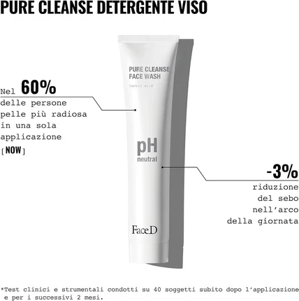 Очищающий Гель для Лица D Pure Cleanse Осветляющий Гель для Умывания и Себорегулирующий
