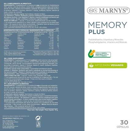 Витаминная сыворотка Marny's Marny's Memory Plus 20A