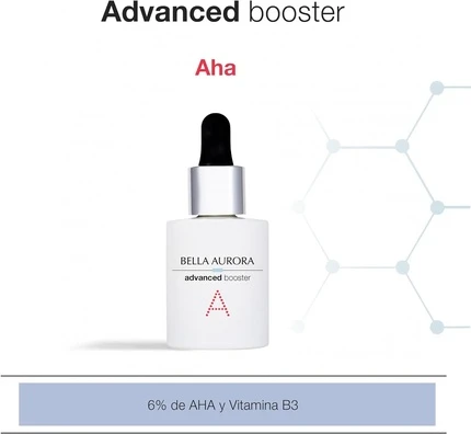 Увлажняющая сыворотка Bella Aurora Advanced Booster с АНА и эффектом отшелушивания, впитывающая влагу