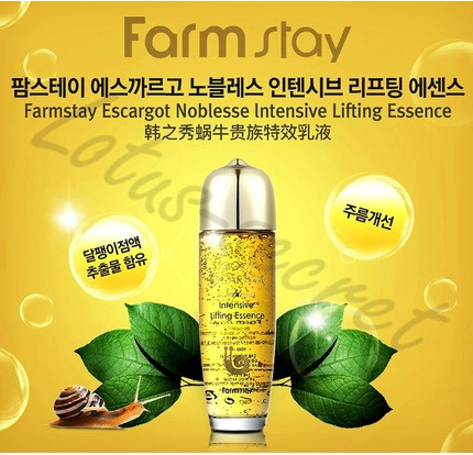 Essence Farmstay Gold Escargot Noblesse Intensive Lifting Essence