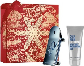 Набор Туалетная Вода Спрей и Гель для Душа Carolina Herrera 212 Heroes