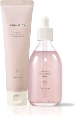 Набор: Очищающее средство и Сыворотка Aromatica