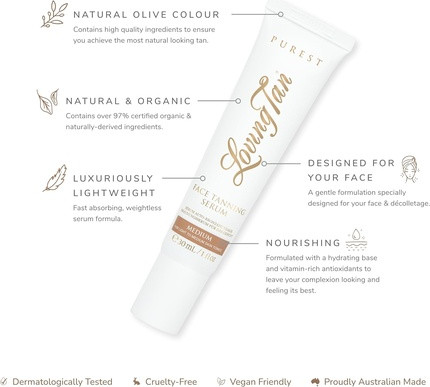 Сыворотка Loving Tan Purest Face Tanning Serum