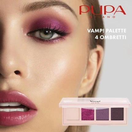 Палетка теней для век Pupa Milano Vamp! 4