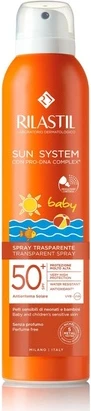 Солнцезащитный спрей Rilastil Sun System Baby Прозрачный спрей SPF50+