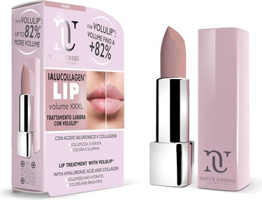 Блеск для губ Natur Unique Ialucollagen Lip Volume XXXL Нюдовый оттенок