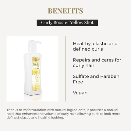 Salerm Curly Booster Yellow Shot