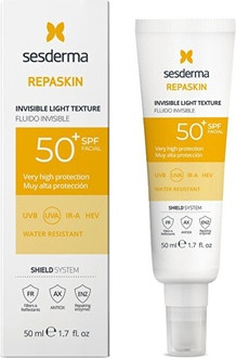 Защитное Солнцезащитное Средство Sesderma Repaskin Invisible Fluid SPF 50