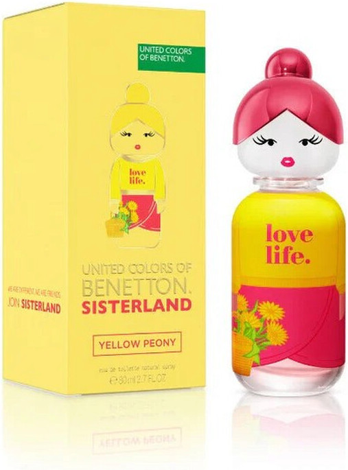 Eau de Toilette United Colors of Benetton Sisterland Yellow Peony