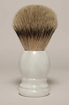 Помазок для бритья Hans Baier Silvertip White