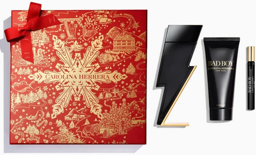 Подарочный набор Eau De Toilette Carolina Herrera Bad Boy