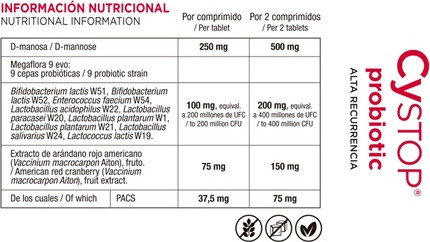 Таблетки Deiters Probiotic Alta Recurrencia