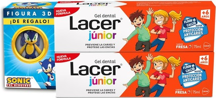 Gel Polish Lacer Duplo Gel Lac Junior Strawberry 75ml + Fig Sonic
