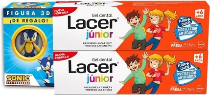 Gel Polish Lacer Duplo Gel Lac Junior Strawberry 75ml + Fig Sonic