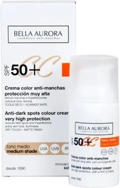 Крем от пигментных пятен Bella Aurora Cc Antispot Cream Spf50 Средний тон