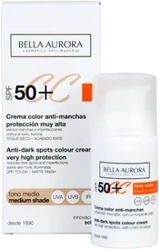 Крем от пигментных пятен Bella Aurora Cc Antispot Cream Spf50 Средний тон