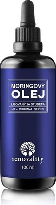 Масло моринги 100 мл холодного отжима - с пипеткой Renovality