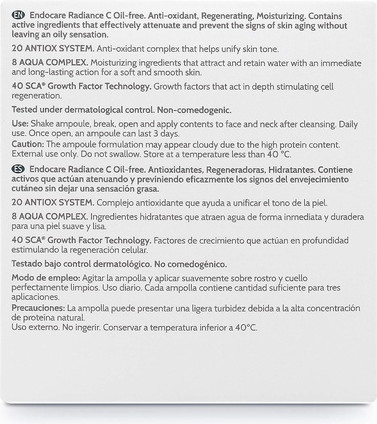 IFC ENDOCARE C Oil Free 30 ампул по 2 мл