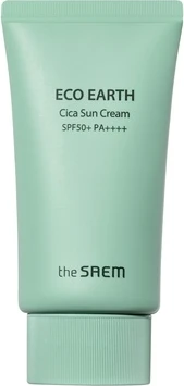 Защитное средство от солнца для лица The Saem Eco Earth Cica Sun Cream