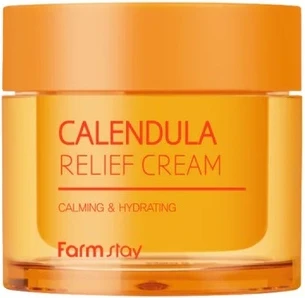 Крем для лица Farmstay Calendula Relief Cream Успокаивающий крем для лица