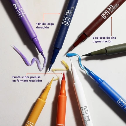 Жидкая подводка для глаз 3ina The Color Pen Eyeliner