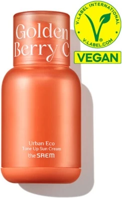 Солнцезащитный крем The Saem Urban Eco Golden Berry C Tone Up Sunscreen