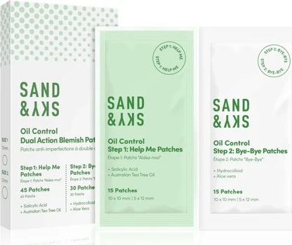 Патчи для лечения прыщей Sand & Sky Oil Control Dual Action