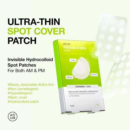 Патч Anua Ultra-Thin Spot Cover Patch Невидимый гидроколлоидный
