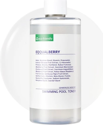 Тонер Equalberry Eqqualberry для Бассейна Увлажняющий и Успокаивающий для Лица